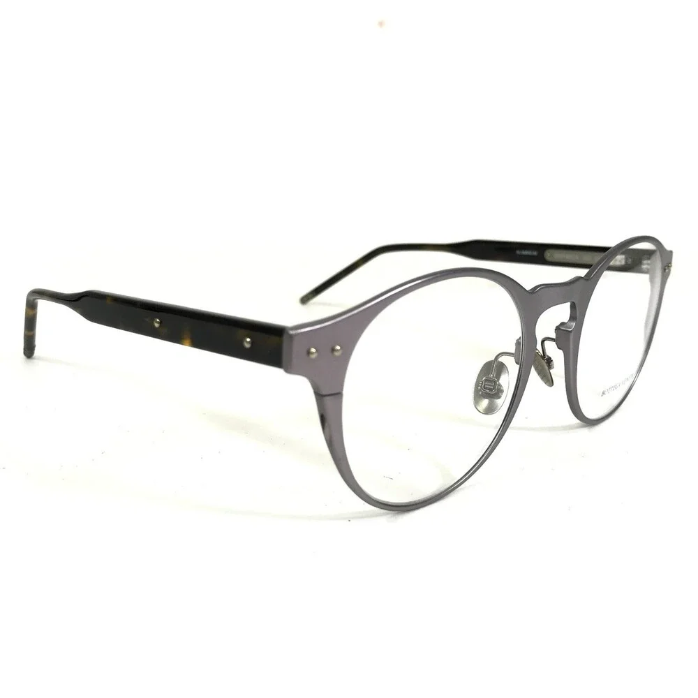 Bottega Veneta Eyeglasses Frames BV0180OA 002 Tortoise Aluminium 50-22-150